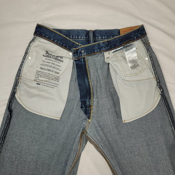 LEVI'S 550 VINTAGE Jeans Regular Fit Straight Leg High Rise W36 L30 100% Cotton. - Picture 13 of 16